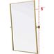 Amoura 40 X 30 inch Brass Mirror