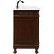 Windsor 60 X 22 X 36 inch Teak Vanity Sink Set