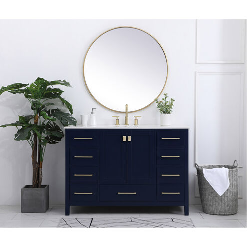 Irene 48 X 22 X 34 inch Blue Vanity Sink Set