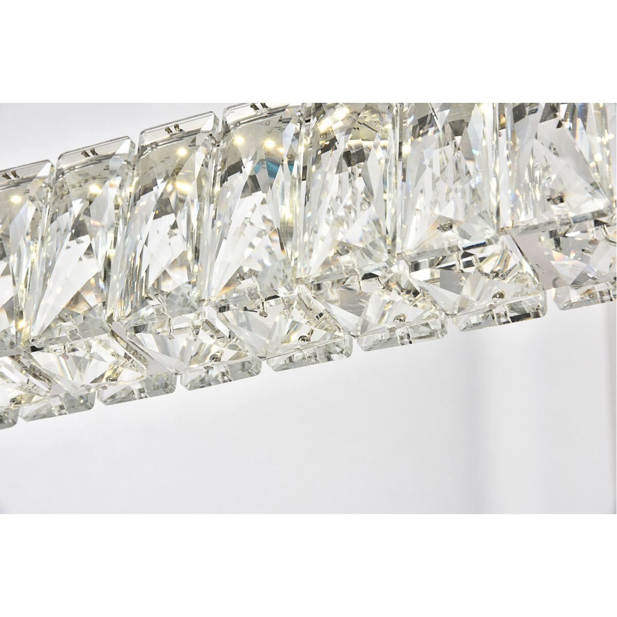 Monroe LED 48 inch Chrome Chandelier Ceiling Light
