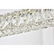 Monroe LED 48 inch Chrome Chandelier Ceiling Light