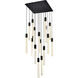Weston 16 Light 30 inch Black Pendant Ceiling Light