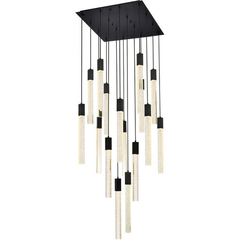Weston 16 Light 30 inch Black Pendant Ceiling Light