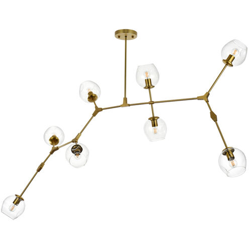 Cavoli 8 Light 32 inch Brass Chandelier Ceiling Light