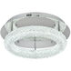 Bowen 1 Light 18 inch Chrome Flush Mount Ceiling Light
