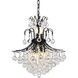 Toureg 11 Light 22 inch Black and Clear Chandelier Ceiling Light