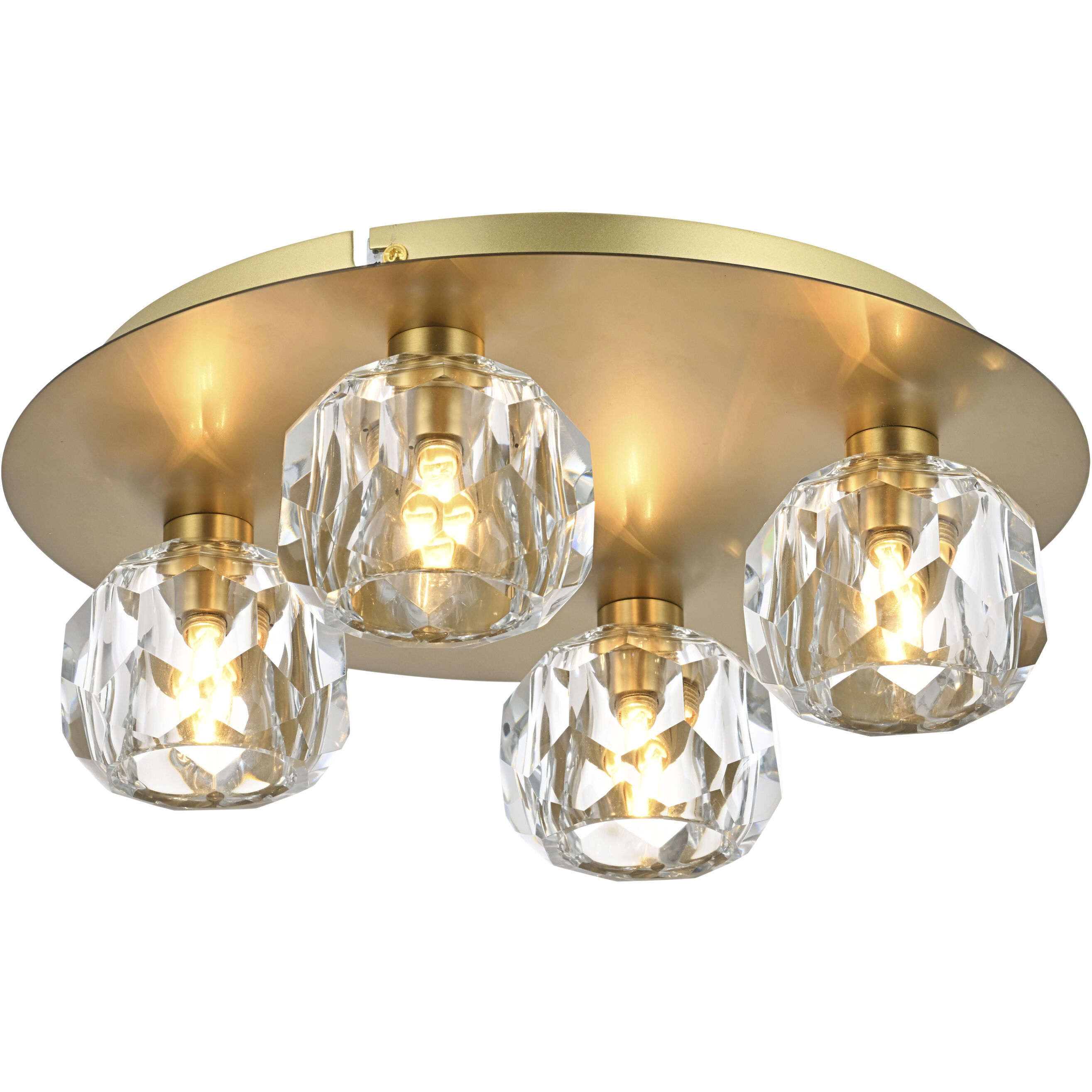 Graham 4 Light 14.00 inch Flush Mount