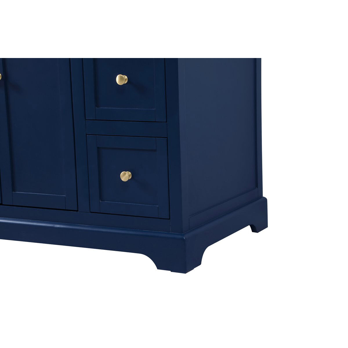 Franklin 48 X 22 X 35 inch Blue Bathroom Vanity Cabinet