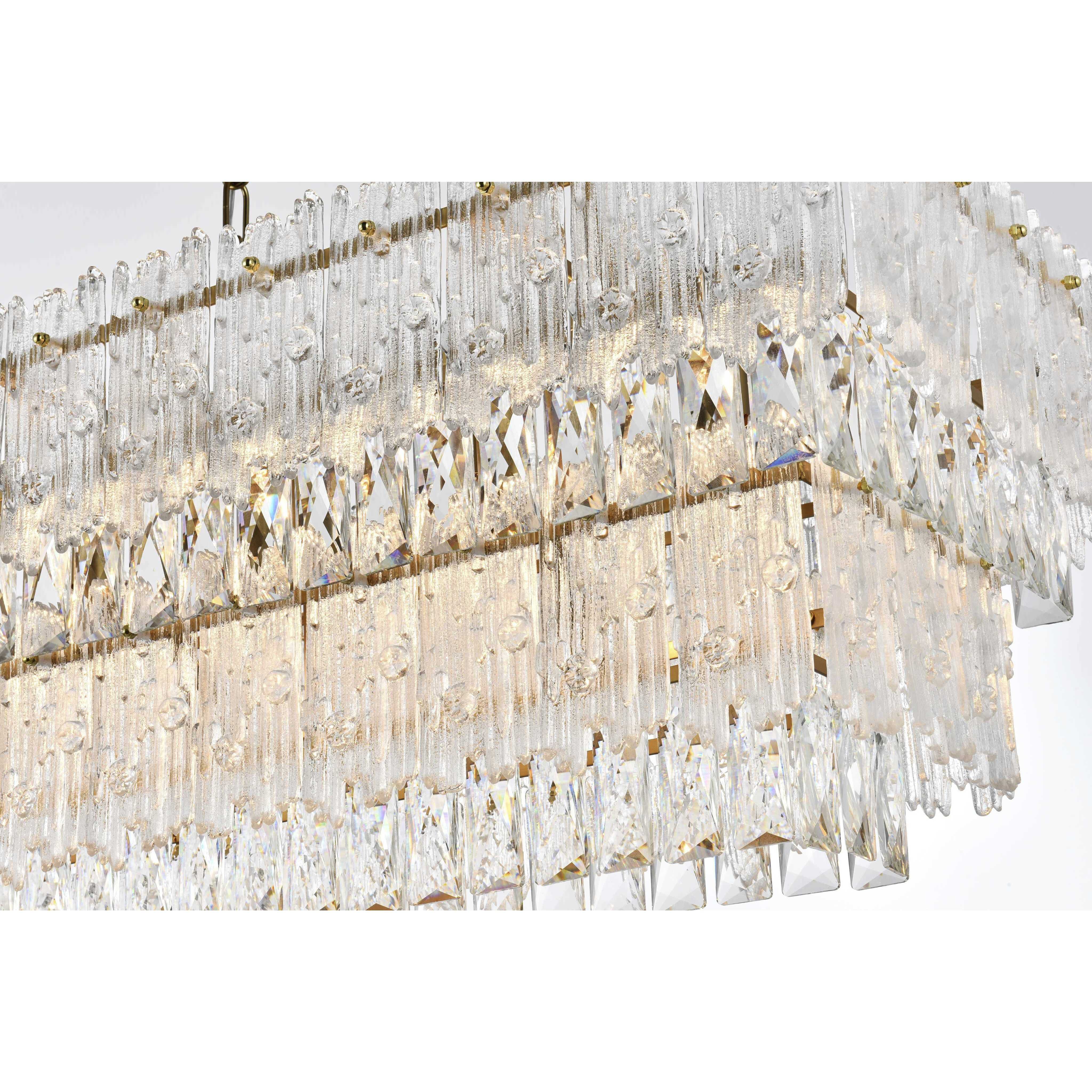 Emilia 8 Light 14 inch Satin Gold Chandelier Ceiling Light