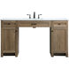 Cooper 60 X 19 X 34 inch Natural Oak Vanity Sink Set
