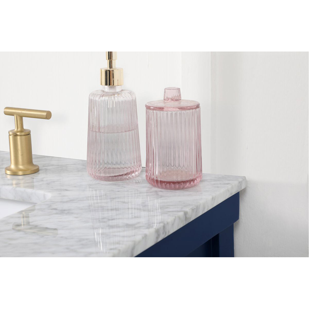 Clement 60 X 22 X 34 inch Blue Bathroom Vanity Cabinet