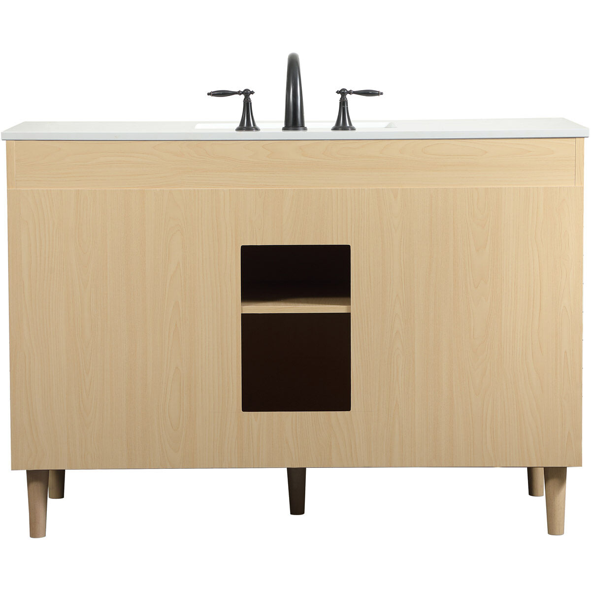 Baldwin 48 X 22 X 34 inch Maple Vanity Sink Set