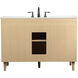 Baldwin 48 X 22 X 34 inch Maple Vanity Sink Set