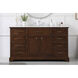 Americana 60 X 22 X 35 inch Teak Vanity Sink Set
