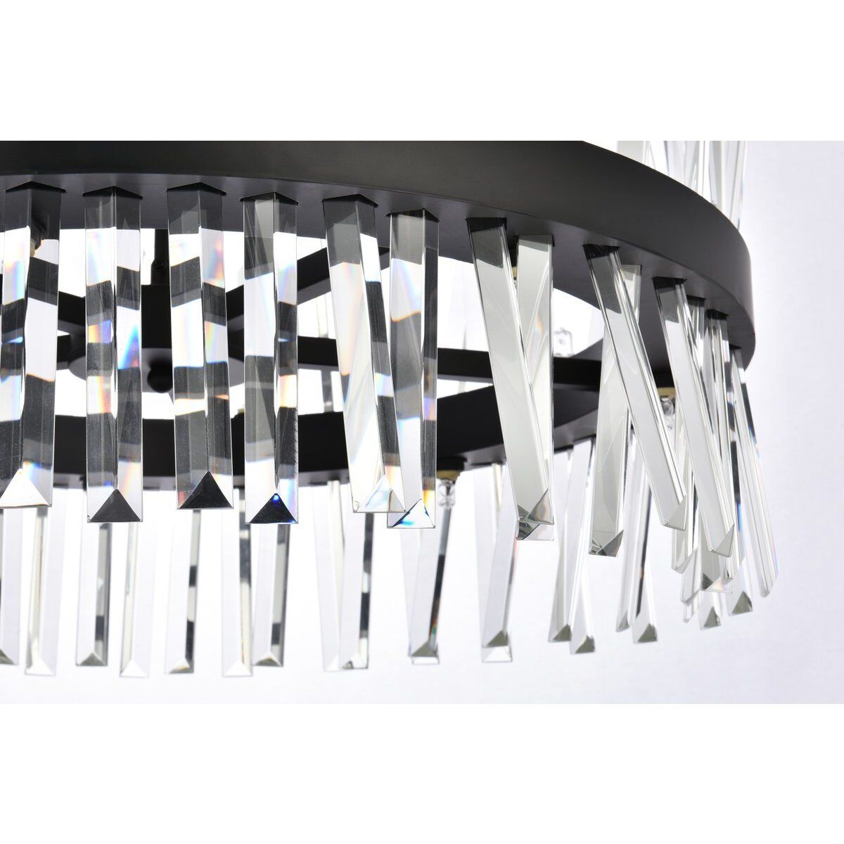 Serephina 14 Light 25 inch Black Pendant Ceiling Light