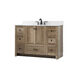 Soma 48 X 19 X 34 inch Natural Oak Vanity Sink Set