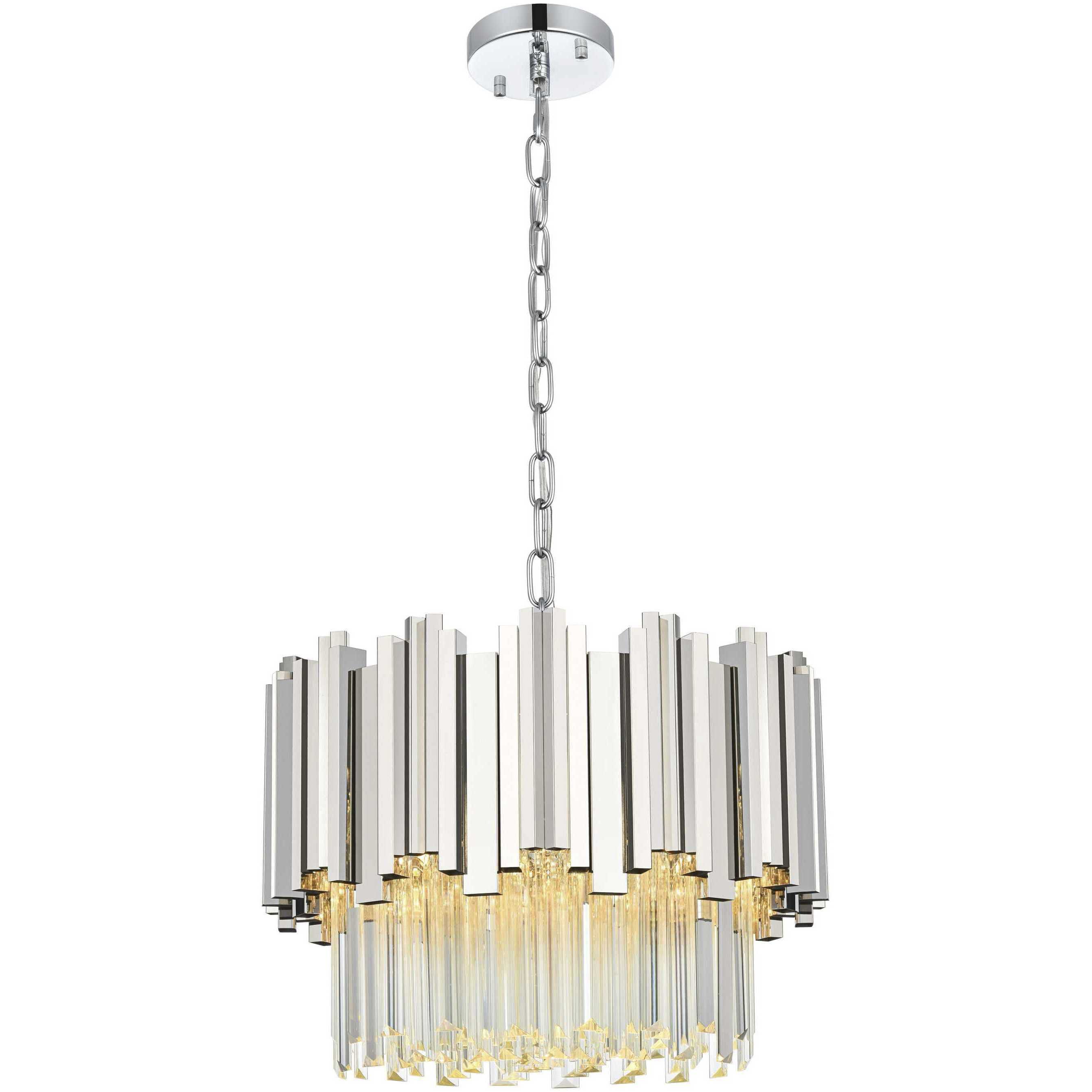 Willow 4 Light 16 inch Chrome Chandelier Ceiling Light