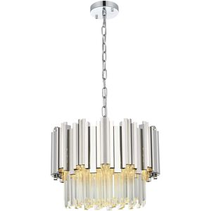 Willow 4 Light 16 inch Chrome Chandelier Ceiling Light