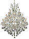 Maria Theresa 28 Light 38 inch Chrome Foyer Ceiling Light in Clear, Royal Cut