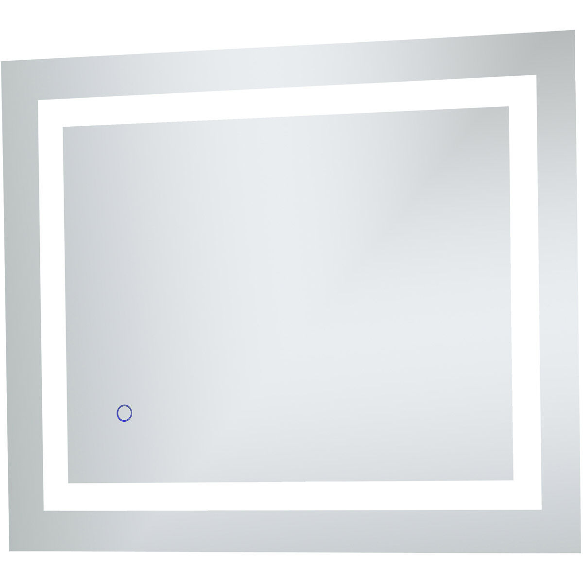Helios 36 X 27 inch Silver Lighted Wall Mirror 