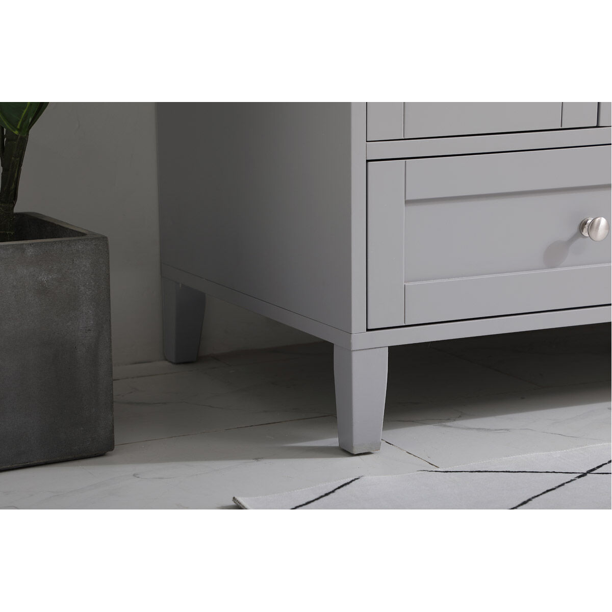 Sommerville 48 X 22 X 34 inch Grey Vanity Sink Set in Gray