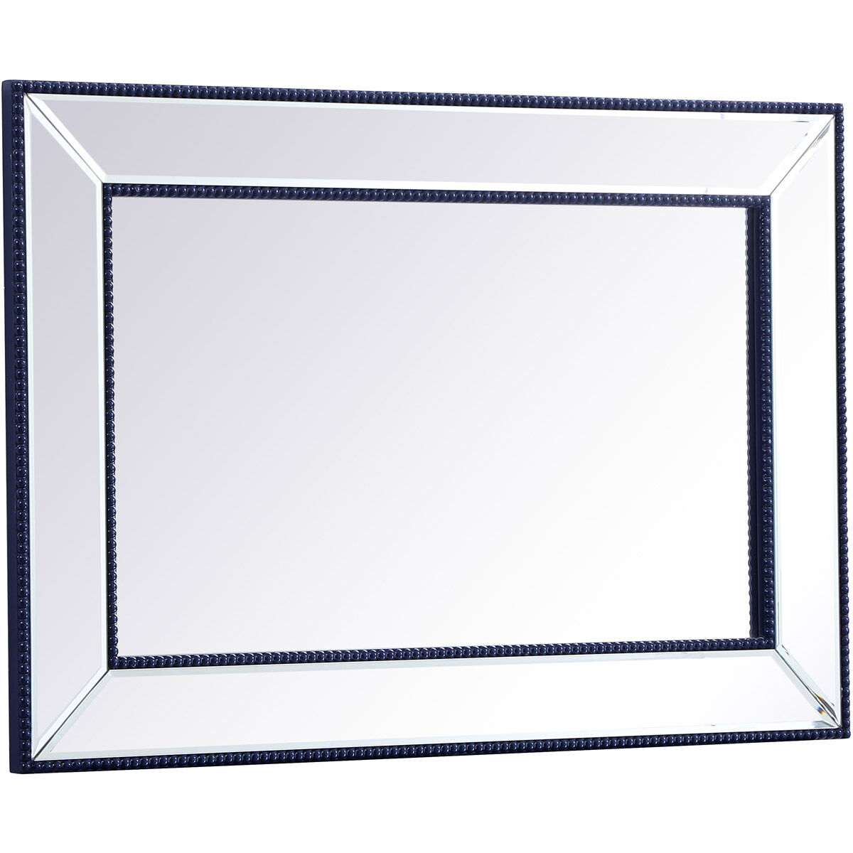 Iris 36 X 24 inch Blue Wall Mirror