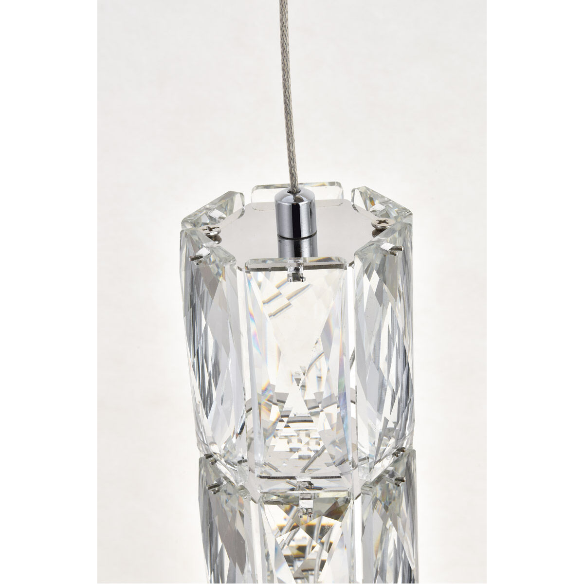 Polaris LED 12 inch Chrome Pendant Ceiling Light