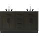 Alden 60 X 35 inch Mocha Brown Bathroom Vanity Cabinet