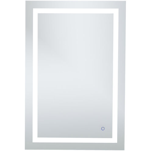Helios 40 X 27 inch Silver Lighted Wall Mirror