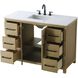 Alina 48 X 34 inch Linen Oak Bathroom Vanity Cabinet
