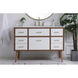 Boise 42 X 22 X 34 inch White Vanity Sink Set