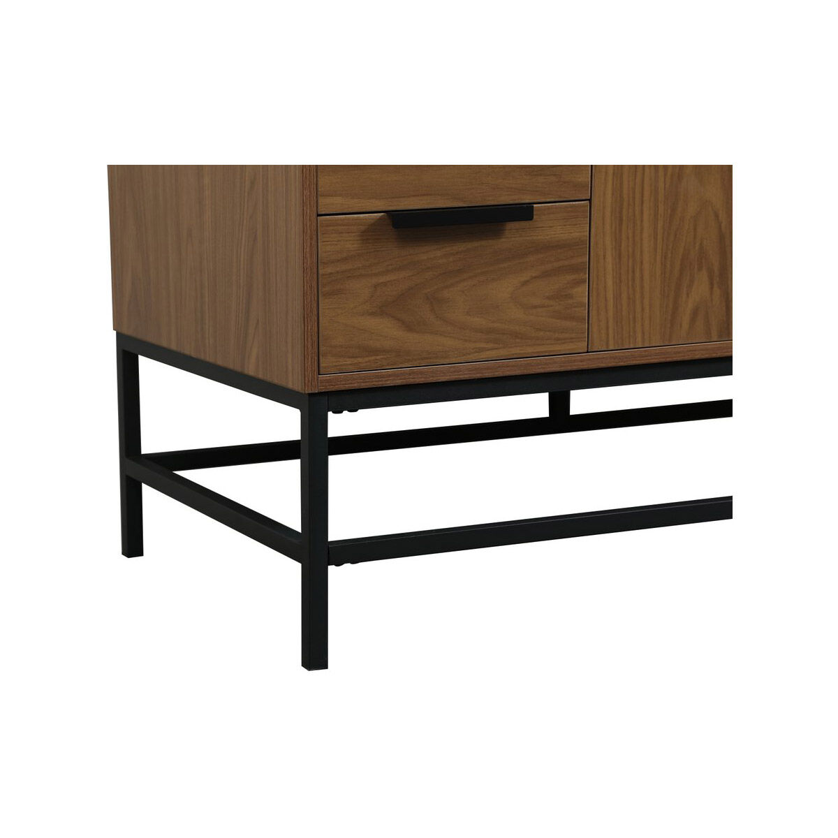 Eugene 48 X 22 X 33.5 inch Walnut Brown Vanity Sink Set in Not Included