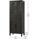 Alina Chocolate Oak Bathroom Storage Cabinet