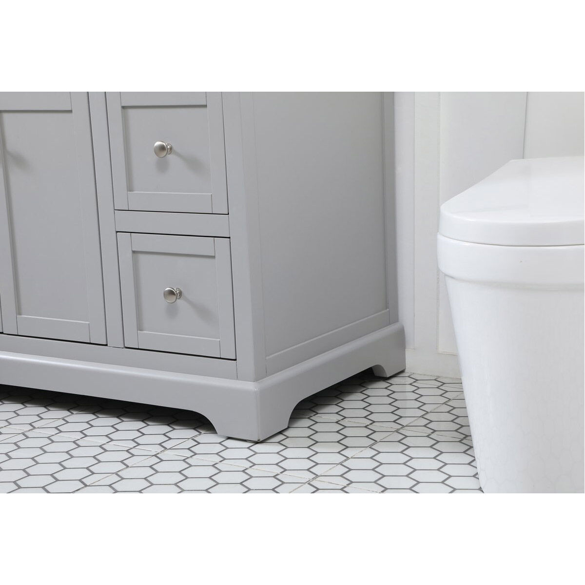 Franklin 48 X 22 X 35 inch Grey Bathroom Vanity Cabinet