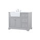 Franklin 42 X 22 X 35 inch Grey Bathroom Vanity Cabinet