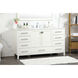 Irene 60 X 22 X 34 inch White Vanity Sink Set