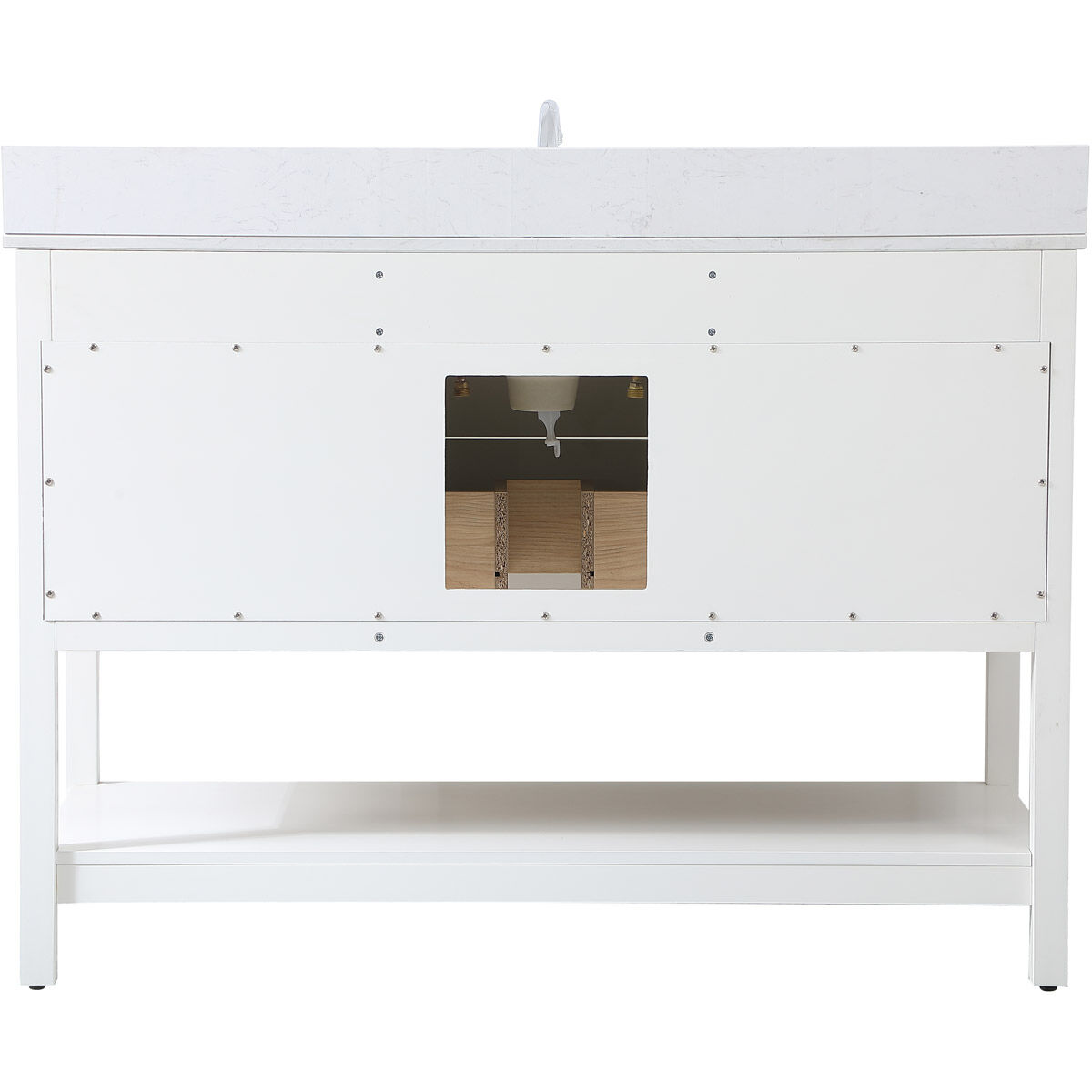 Sinclaire 48 X 22 X 34 inch White Vanity Sink Set