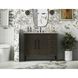 Blakely 42 X 34 inch Chocolate Oak Bathroom Vanity Cabinet