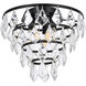 Ella 3 Light 12 inch Black Flush Mount Ceiling Light