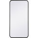 Evermore 36 X 18 inch Black Mirror