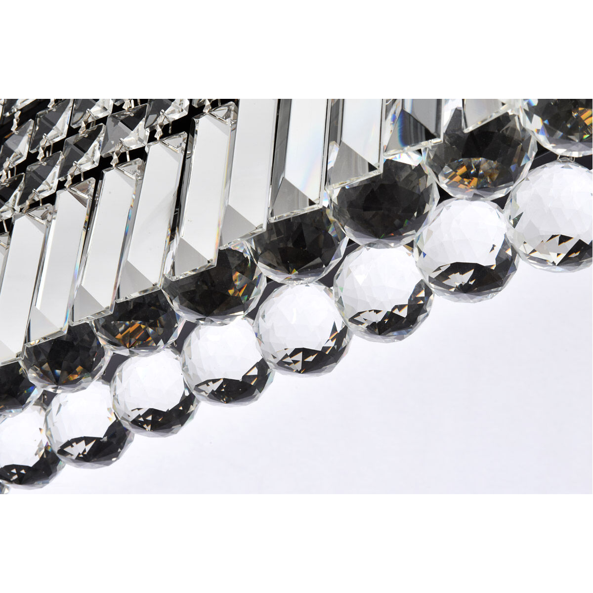 Maxime 10 Light 4.5 inch Black and Clear Wall Sconce Wall Light in Royal Cut