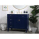 Williams 40 X 35 inch Blue and Brush Gold Vanity Sink Set