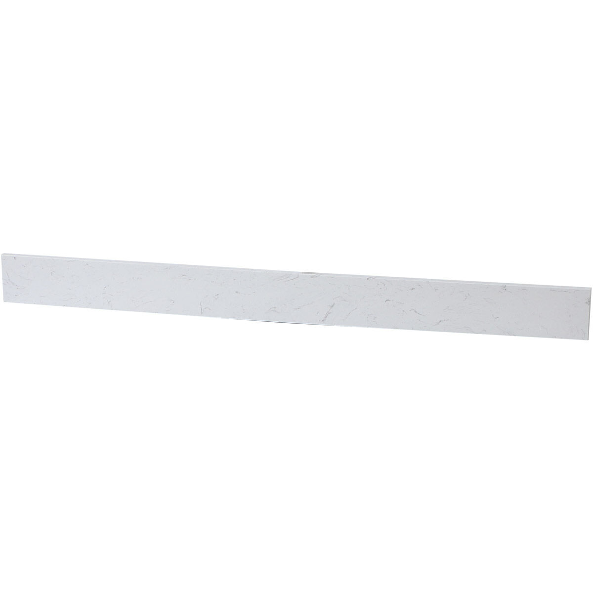 Backsplash 48 X 1 X 4 inch Calacatta White Bathroom Vanity Backsplash