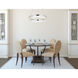 Linden 1 Light 22 inch Chrome Chandelier Ceiling Light