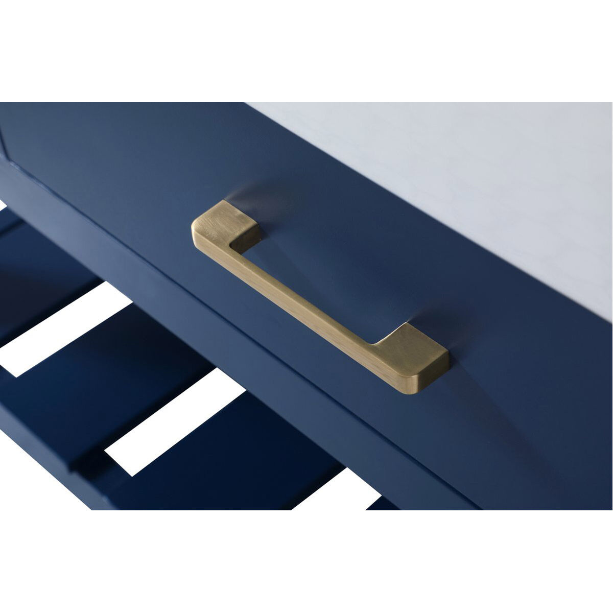 Clement 48 X 22 X 34.13 inch Blue Bathroom Vanity Cabinet