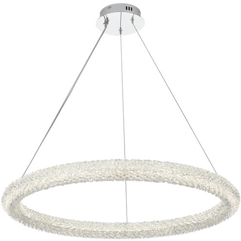 Bowen 1 Light 32 inch Chrome Chandelier Ceiling Light