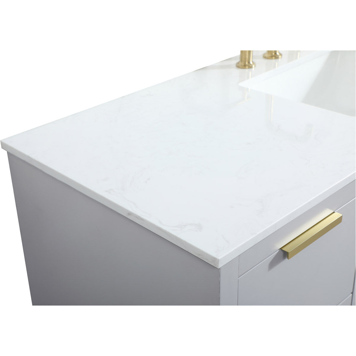 Blake 60 X 22 X 34 inch Grey Vanity Sink Set