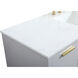 Blake 60 X 22 X 34 inch Grey Vanity Sink Set