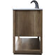Larkin 60 X 22 X 34 inch Natural Oak Vanity Sink Set