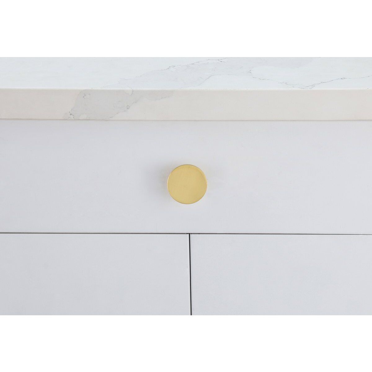 Trovon Brushed Gold Hardware Cabinet Knob, Set of 10